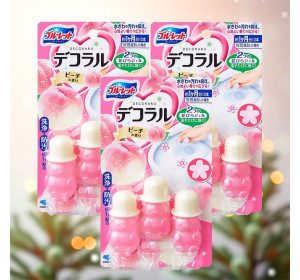 블루렛데코 변기용 방향제 복숭아향 3개 세트