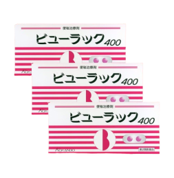 뷰락쿠 변비약 400정 3개 세트