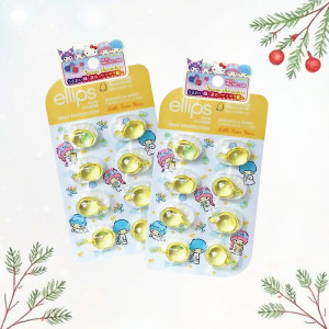 ellips 엘립스 헤어오일 산리오 옐로우 2개 세트