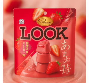 (겨울한정)후지야 프리미엄 룩 아마오 딸기맛