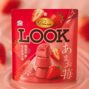 (겨울한정)후지야 프리미엄 룩 아마오 딸기맛