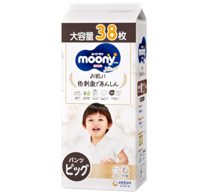 내추럴 팬츠 빅사이즈 대용량팩 (12~22kg) 38개입