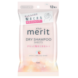메리트 드라이 샴푸시트 보송보송 타입 12장입