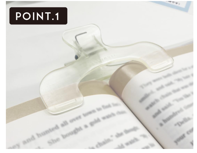 선스타 문구 우칸무리 북클립 북집게 클리어 포레스트