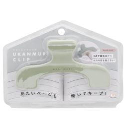 선스타 문구 우칸무리 북클립 북집게 클리어 포레스트