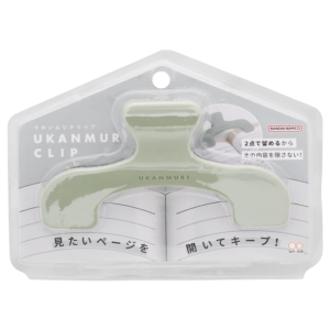 선스타 문구 우칸무리 북클립 북집게 클리어 포레스트