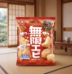 카메다제과 무한새우 센베이 58g