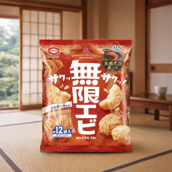 카메다제과 무한새우 센베이 58g