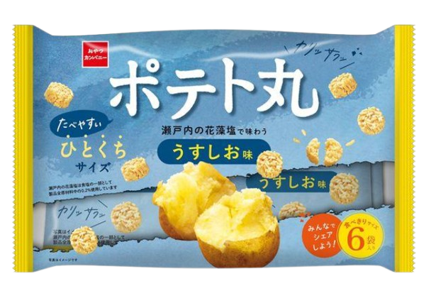 포테이토 원형 감자스낵 소금맛 108g