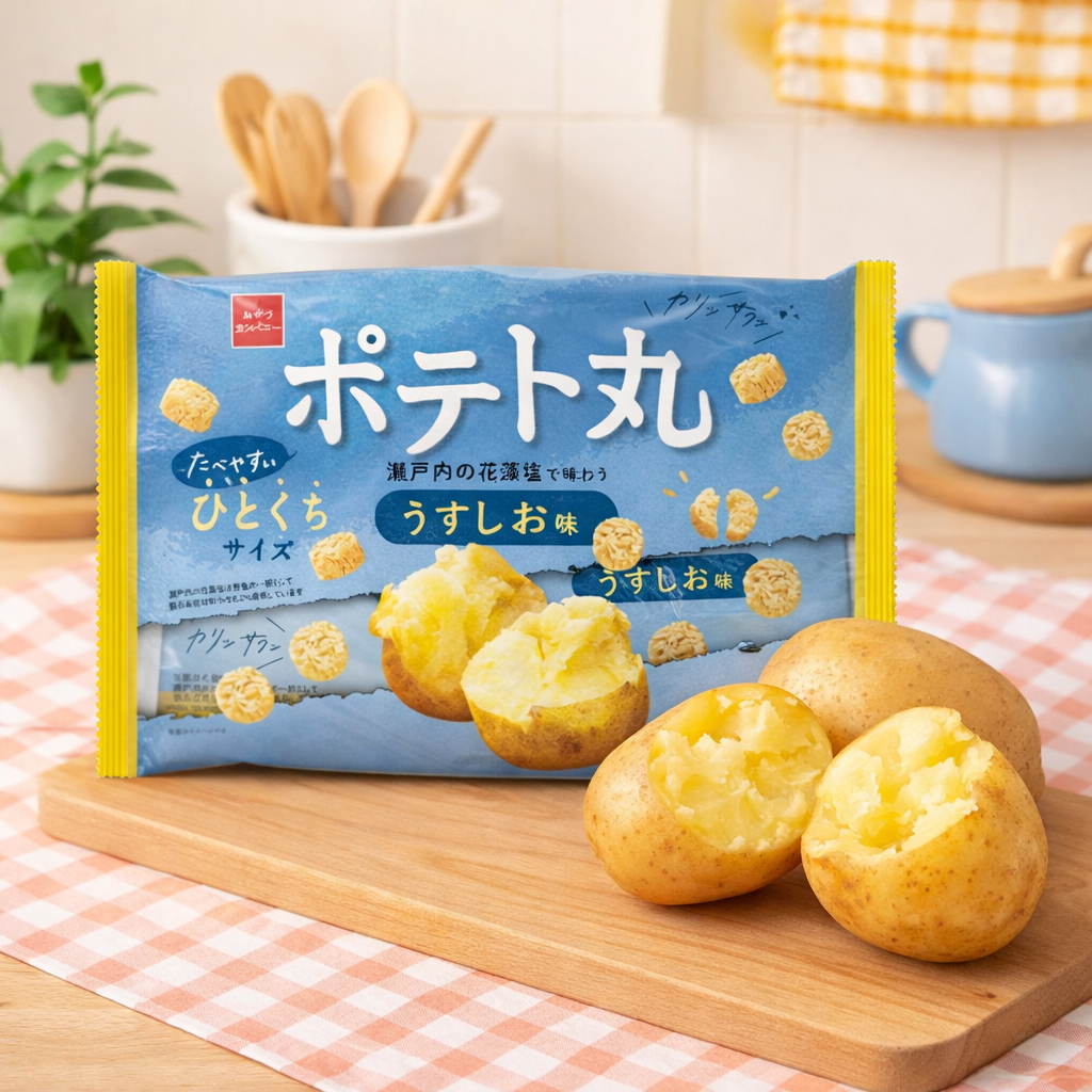 포테이토 원형 감자스낵 소금맛 108g