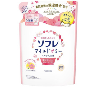 소프레 마일드 미 밀크 입욕제 (사쿠라향) 리필형 600mL