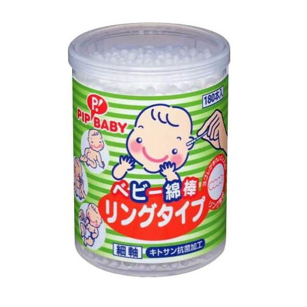 유아용 면봉 링 타입 180개