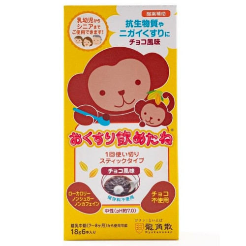 용각산 오쿠스리 스틱 초코맛 6개입