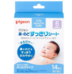 아기용 상쾌한 코와 목 시트 14매입