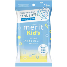 카오 메리트 키즈 두피 상쾌 시트 12매입