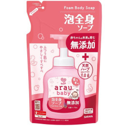 아라우 베이비 거품 전신 바디워시 라벤더향 리필용 400ml