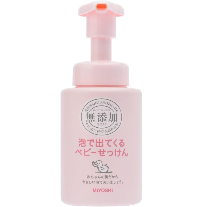 미요시 무첨가 거품으로 나오는 아기 비누 250ml
