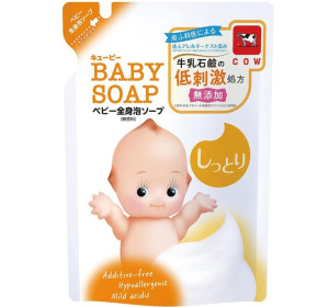 큐피 촉촉 전신 베이비 워시 거품형 리필 350ml