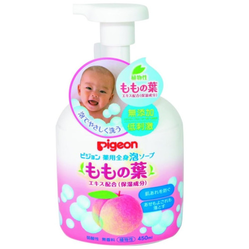 피죤 약용 전신 거품 복숭아잎 바디워시 450ml