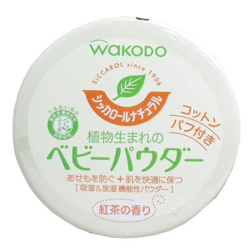 아사히 와코도 내츄럴 베이비 파우더 홍차향 120g