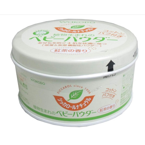 아사히 와코도 내츄럴 베이비 파우더 홍차향 120g