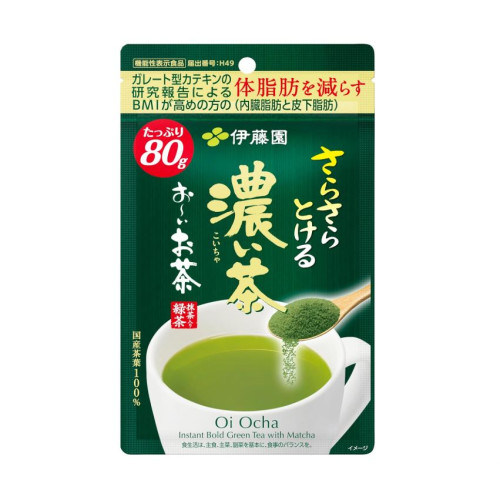 이토엔 오~이 진한 녹차 분말 80g